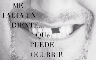 Me falta un diente , ¿qué ocurre si me dejo el hueco y no me lo trato?
