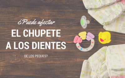 El chupete: ¿puede afectar a los dientes de los niños?